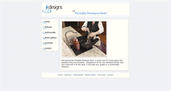 Desktop Screenshot of portableshampoobowl.com